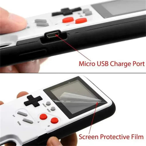 Retro Gameboy phone case on phone